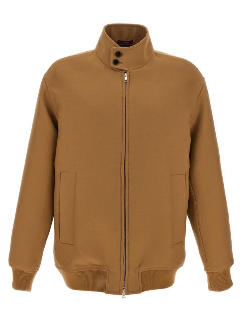 GUCCI Wool Jacket Puffer Jackets Brown