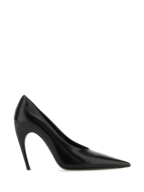 NENSI DOJAKA Black leather pumps