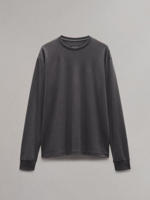 rag & bone Relaxed Fit Contrast-Trim Cotton Tee