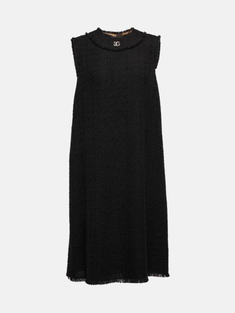 Dolce & Gabbana Raschel wool-blend minidress