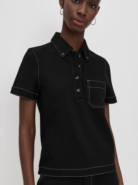rag & bone Irina Contast Stitch Polo