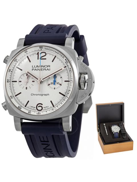 Panerai Panerai Luminor Chronograph Automatic White Dial Men's Watch PAM01218