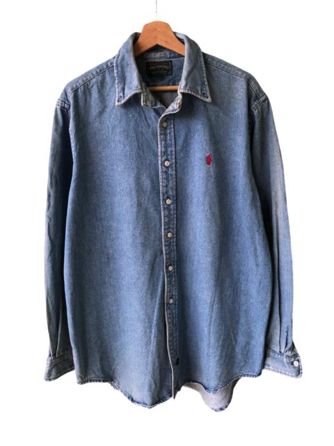 Other Designers Polo Ralph Lauren - 🔥VINTAGE POLO COUNTRY SHIRT DENIM JACKET