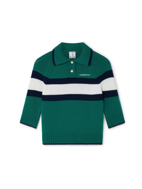 CASABLANCA Colourblock Polo Shirt | Casablanca Paris