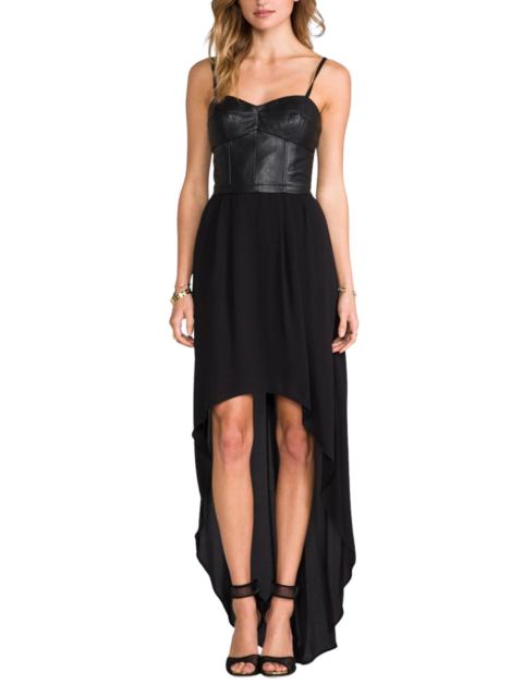 Other Designers Leandra Bustier Draped Dress