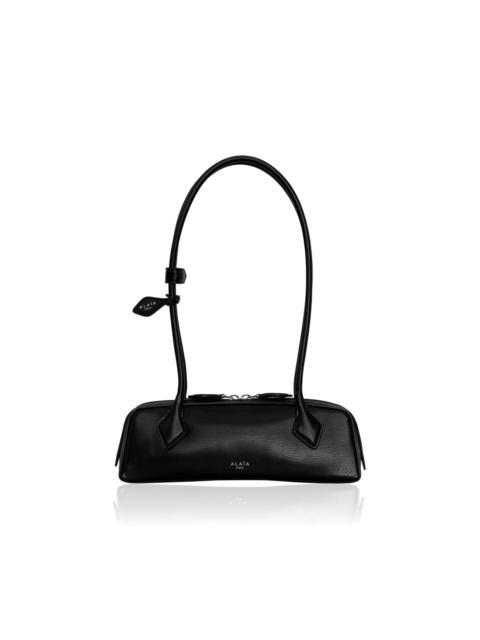 Alaïa Le Teckel Small Leather Shoulder Bag black