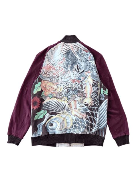 Other Designers Vintage - Vtg archive vogue 97 revolution irezumi tattoo zipup jacket