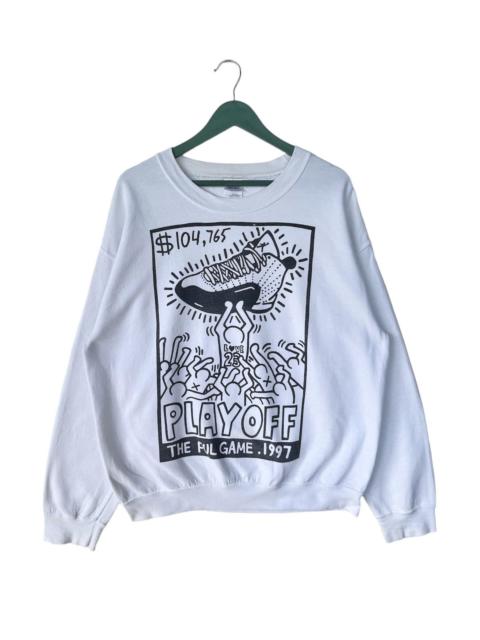 Other Designers Keith Haring - Vintage Pop Art Air Jordan Shoes Sweatshirt