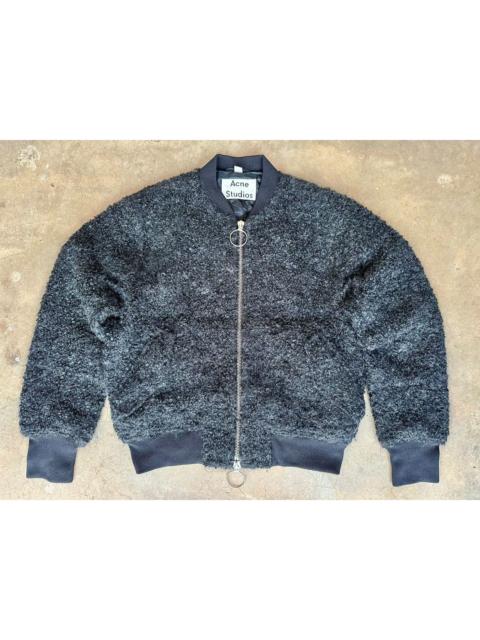Acne Studios Authentic Acne Studios Tyson Bouclé Bomber Jacket