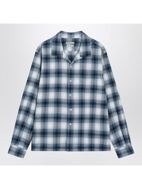 Other Designers Jw Anderson Blue Gradient Check Shirt Men
