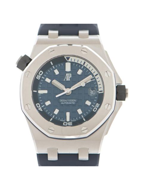 Pre-owned Audemars Piguet Royal Oak Offshore Blue Dial Men's Watch 15720ST.OO.A027CA.01