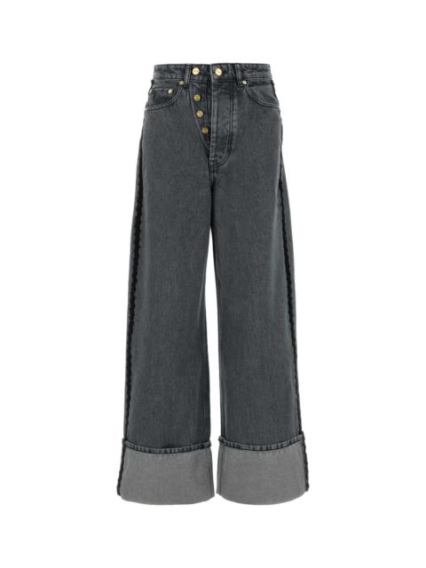 GANNI Ganni Women Black Denim Jeans