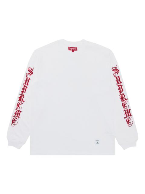 Supreme Supreme Old English Long-Sleeve Top 'White'