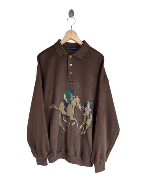 Other Designers Vintage Lou Graham Polo Knit Sweatshirt
