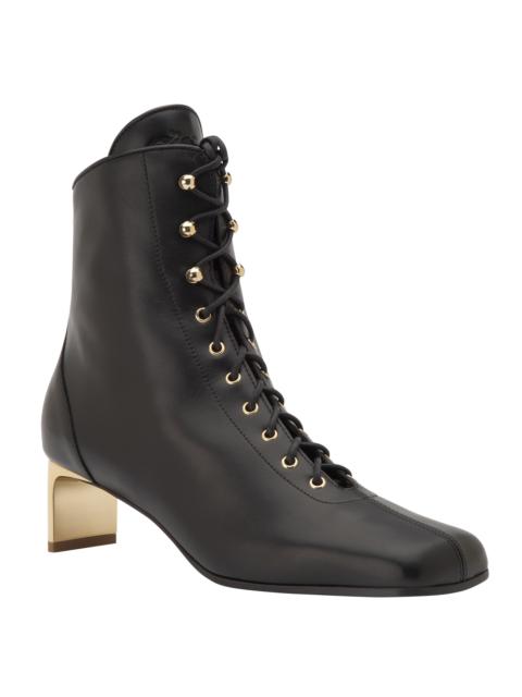 Longchamp La Patineuse High heel low boots Black - Leather