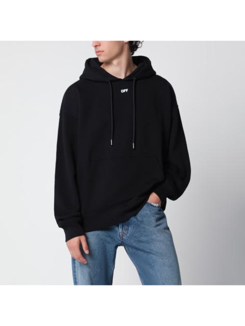 Off-White Off-White Off-White Black Hoodie With Arrow Print Men