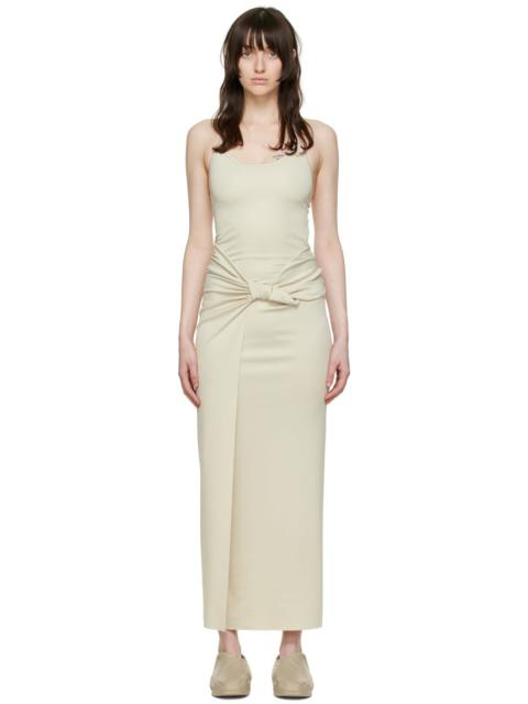 1017 ALYX 9SM Beige Nylon Maxi Dress