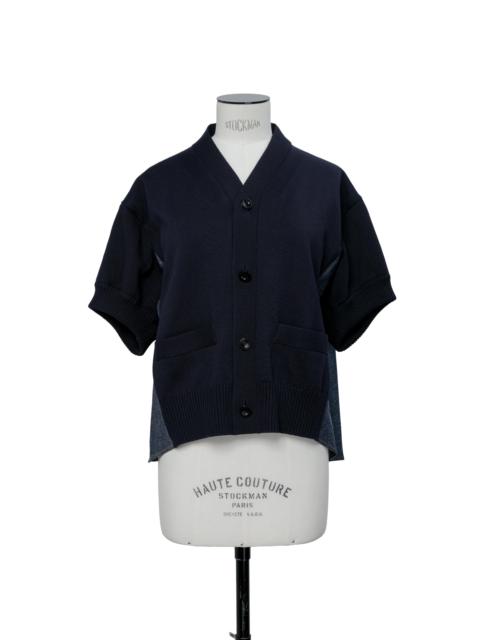 sacai Denim x Knit Cardigan