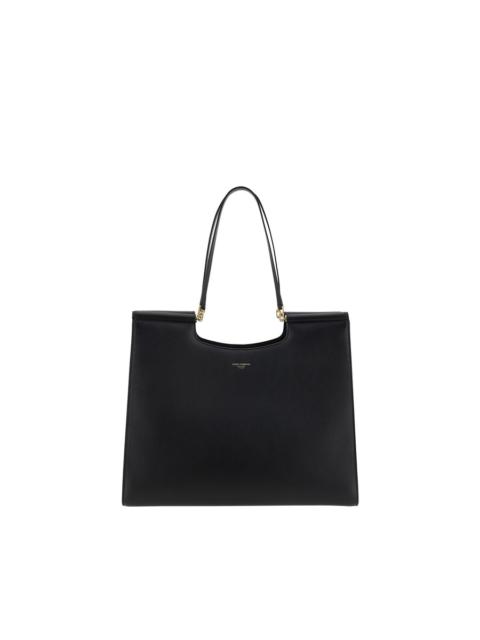 Dolce & Gabbana Dolce & Gabbana Large Black Leather Tote Bag