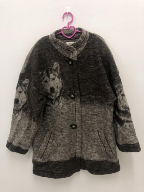 Other Designers Le Grande Bleu (L.G.B.) - Rare 90s Vintage HARPERS BIGOT Foxes Full All Over Jacket