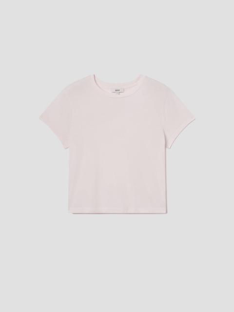 AGOLDE ADINE SHRUNKEN TEE IN BONE