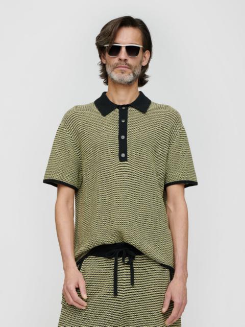 Nanushka Cotton Linen Stripe Shirt