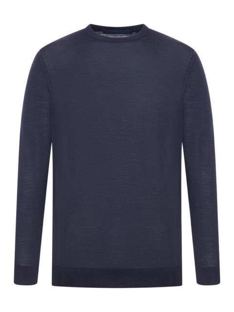 Other Designers Kiton Men Crewneck Sweater In 14 Micron Wool