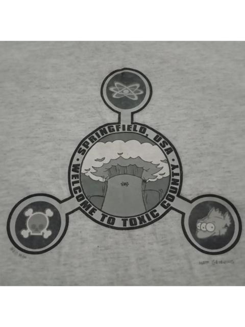 Other Designers Vintage - VTG 90s The Simpons tshirt Welcome To Toxic Country