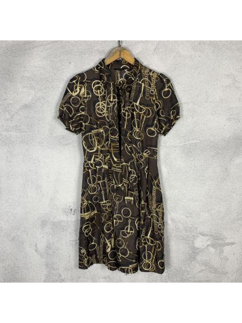 GUCCI Gucci Chain Silk Dress