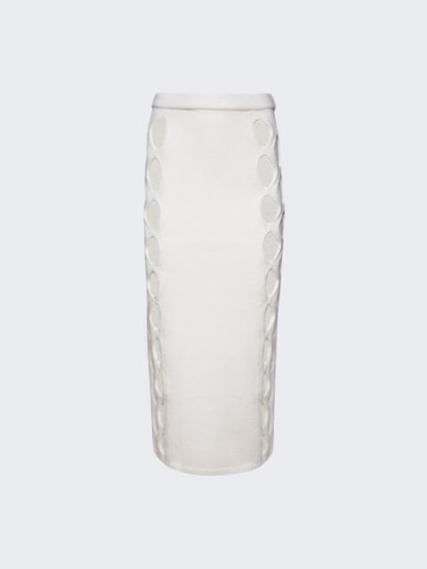 diotima Steer Cut-out Skirt Ivory