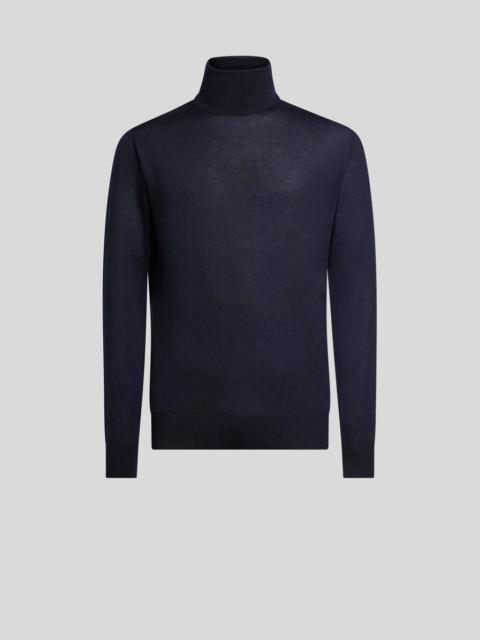 Etro CASHMERE AND SILK TURTLENECK SWEATER