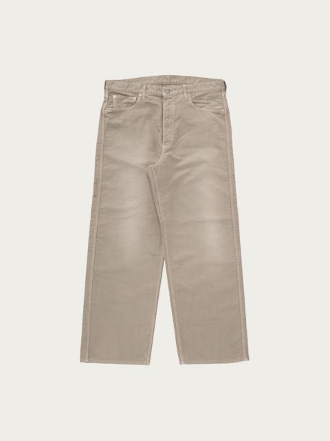 visvim Fluxus 01 EX Wide G.Cords - Beige | canoeclub | REVERSIBLE