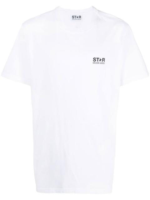 Golden Goose GOLDEN GOOSE STAR M`S REGULAR T-SHIRT / LOGO/ BIG STAR BACK/ BLACKBOARD CLOTHING