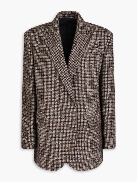 Brunello Cucinelli Checked wool-blend tweed blazer