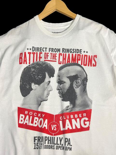 Other Designers Archival Clothing - VTG MOVIE ROCKY BALBOA BATTLE OF CHAMPIONS FROM RINGSIDE