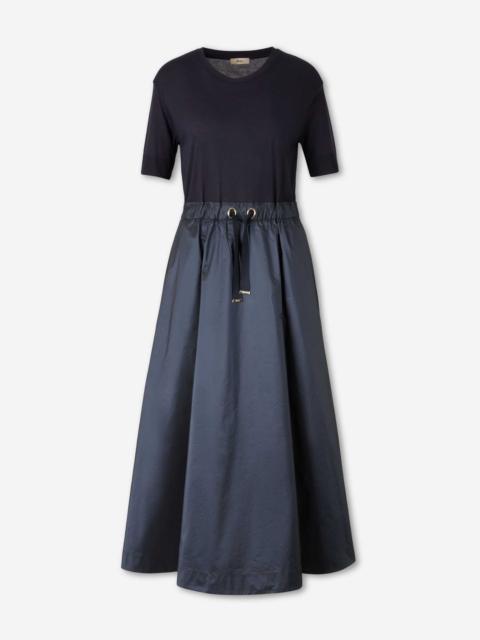 Herno TAFFETA MIDI DRESS