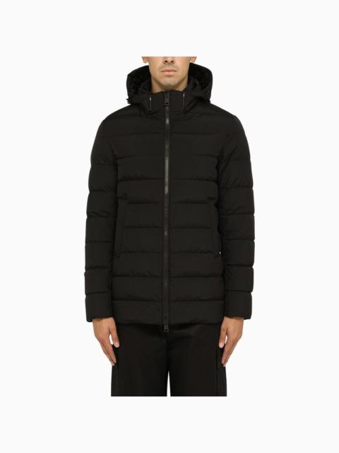 Herno Herno Black Quilted Nylon Down Jacket Men