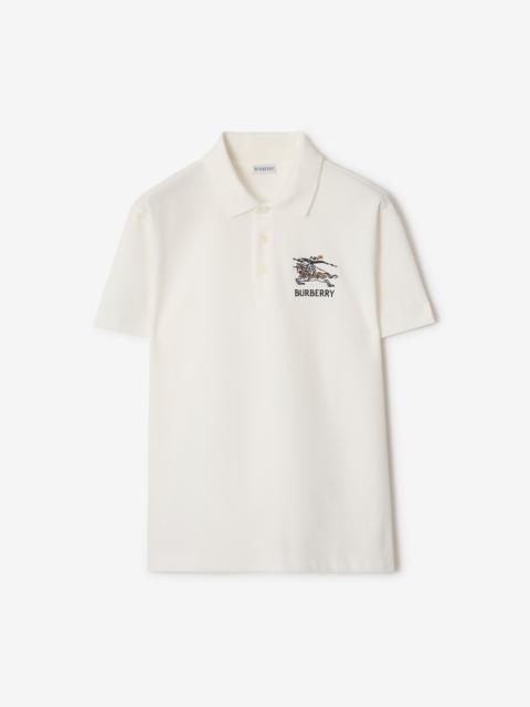 Burberry EKD Sketch Cotton Polo Shirt