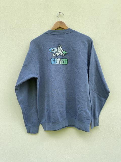 Other Designers Vintage - VINTAGE 90s GONZO SURF FADED USA SIZE M SWEATSHIRT