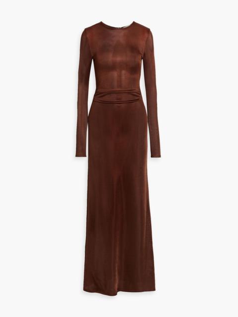 TOVE Luella satin-jersey maxi dress