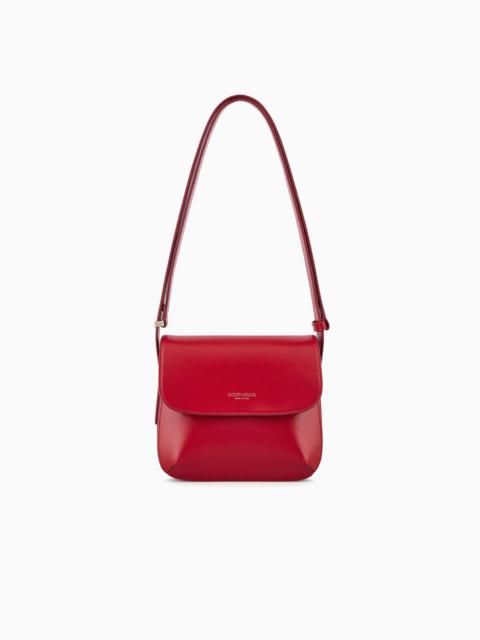 GIORGIO ARMANI SMALL PALMELLATO-LEATHER LA PRIMA BAG