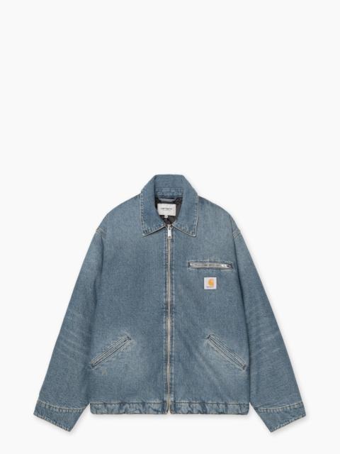 Carhartt CARHARTT WIP OG DETROIT JACKET BRADENTON DENIM GRIND WASHED BLUE