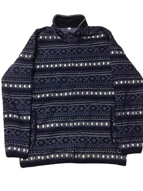 Other Designers 💥Printed fleece zipper up X uniqlo