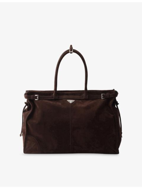 Prada Bonnie Suede Tote Bag