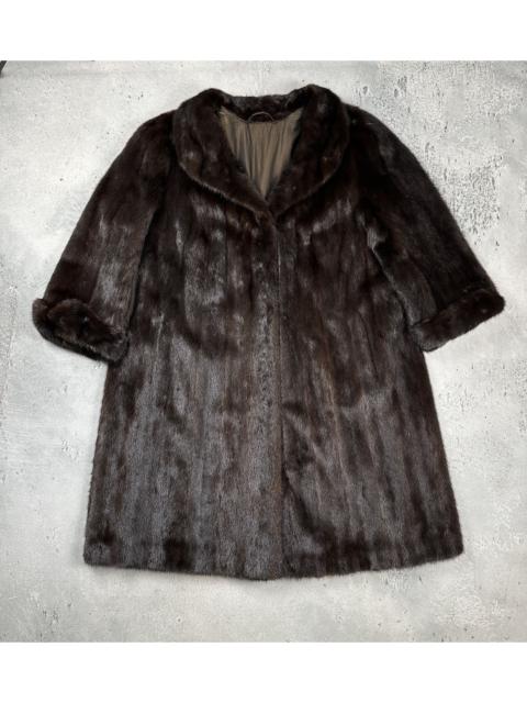 Other Designers Sagafurs - Rare Vintage SAGA Mink Royal Brown Full-Length Fur Lux Coat