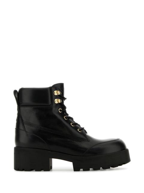 Givenchy Black leather Trekker ankle boots