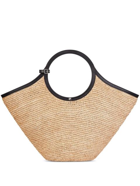 032C Courreges Raffia Tote