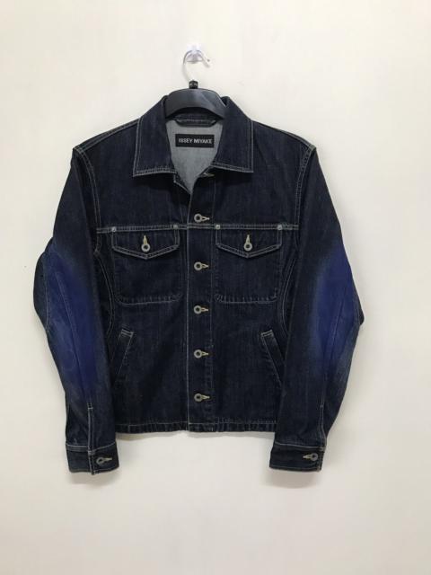 Other Designers ISSEY MIYAKE PAINTED DENIM JACKET RARE