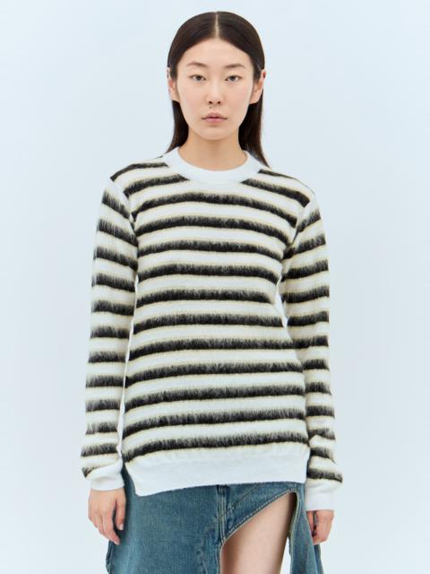 Marni Striped Wool-Mohair Sweater