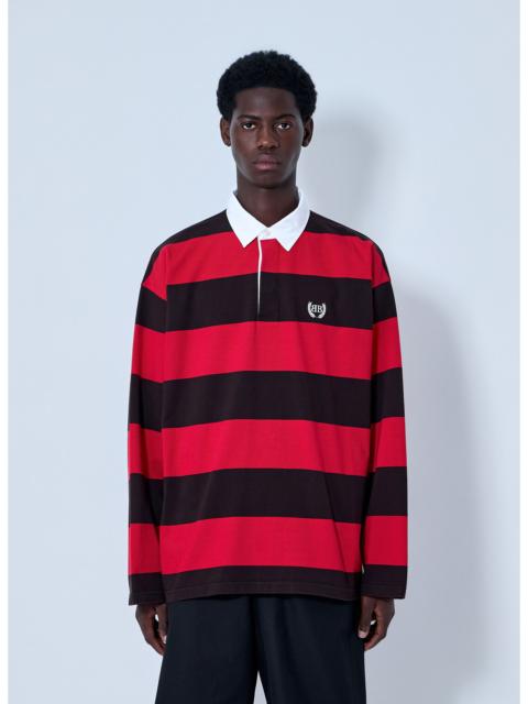 BALENCIAGA Balenciaga Men Striped Rugby T-Shirt